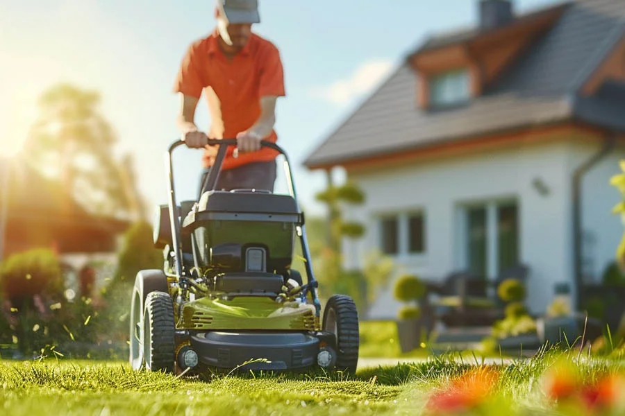 top rated battery lawn mower
